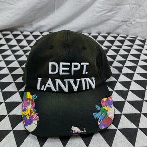 Lanvin Gallery Dept. x Lanvin Logo Splatter Paint Baseball Cap